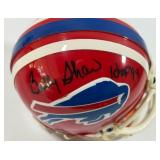Billy Shaw Autographed and Inscribed "HOF 99" Buffalo Bills Mini Football Helmet