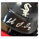 Magglio Ordonez Autographed Chicago White Sox Mini Baseball Helmet