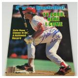 Pete Rose Autographed and Inscribed 1985 Sports Illustrated Magazine
