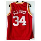 Hakeem Olajuwon Autographed w/ JSA COA Custom "The Dream" Basketball Jersey Size XL