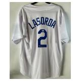 Tommy Lasorda Autographed w/ JSA COA Custom Los Angeles Dodgers Baseball Jersey