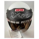 Richard Petty Autographed Racing Helmet From Petty Dricing Experience w/ COA (also signed) - NASCAR