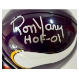 Ron Yary Autographed and Inscribed Minnesota Vikings Mini Football Helmet