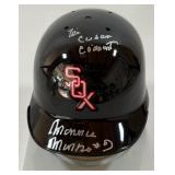Minnie Minoso Autographed w/ MLB COA Chicago White Sox Mini Baseball Helmet