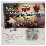 Minnesota Twins All-Metrodome Team Medallion Collection by Star Tribune - New In Package