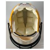 Bart Starr Autographed and Inscribed "MVP SB I, II" Full Sized Green Back Packers Football Helmet