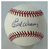 Earl Weaver Autographed Rawlings OMLB Selig Baseball - Baltimore Orioles Hall of Fame Coach