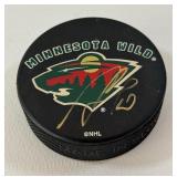 Marian Gaborik Autographed Minnesota Wild NHL Hockey Puck