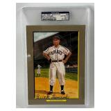 Buck Leonard Autographed w/ PSA DNA Authentic Slab 1990 Perez Steele #58 Greatest Moments Baseball Card