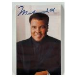 Muhammad Ali Autographed Promotional Photo Card - Boxing