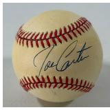 Joe Carter Autographed Rawlinfs ONLB Baseball w/ Case