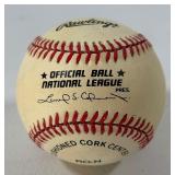 Joe Carter Autographed Rawlinfs ONLB Baseball w/ Case