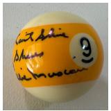 Willie Mosconi Autographed and Inscribed "Fats Can