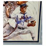 Tom Seaver Autographed w/ COA Framed Baseball Photo - New York Mets