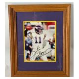 Daute Culpepper Autographed and Framed Football Photo - Minnesota Vikings