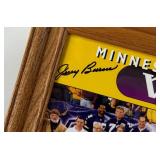 Autographed Minnesota Vikings Football Roster - Bud Grant, Jerry Brown, Mick Tingelhoff, Carl Eller, Troy Brown
