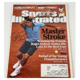 Roger Federer Autographed Sports Illustrated 2009 Tennis Magazine