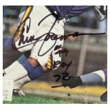 Chuck Foreman Autographed and Inscribed "#44 ROY 73" 1976 Sports Illustrated Football Magazine Minnesota Vikings