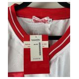 Johnny Bench Autographed w/ PSA DNA COA and Inscribed Cincinnati Reds 1975 Baseball Jersey - NEW WITH TAGS! Mithcell and Ness Cooperstown Collection Size 52