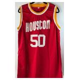 Ralph Sampson Autographed w/ JSA COA Houston Rockets Basketball Jersey