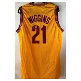 Andrew Wiggins Autographed w/ JSA COA Cleveland Cavaliers Custom Basketball Jersey
