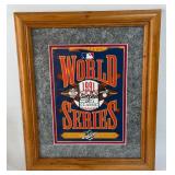 Kirby Puckett Autographed 1991 World Series Magazine Cover Framed and Matted Minnesota Twins Baseball