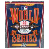 Kirby Puckett Autographed 1991 World Series Magazine Cover Framed and Matted Minnesota Twins Baseball