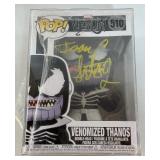 Isaac Singleton Jr. Autograph w/ Beckett COA Venomized Thanos Funko Pop Marvel Figure