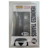 Isaac Singleton Jr. Autograph w/ Beckett COA Venomized Thanos Funko Pop Marvel Figure