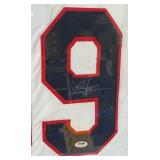 Charlie Scheen Autograph w/ PSA DNA COA Rick Vaughn Major League Baseball Jersey Framed
