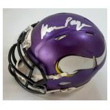 Alan Page Autograph w/ JSA COA Minnesota Vikings Mini Football Helmet w/Case