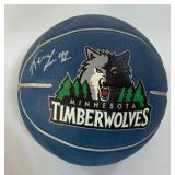 Kevin Love Autographed Minnesota Timberwolves Mini Basketball