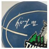 Kevin Love Autographed Minnesota Timberwolves Mini Basketball