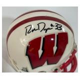 Ron Dayne Autographed University of Wisconsin Mini Football Helmet