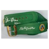 Thomas Hearns and Roberto Duran Autographed w/ Beckett COA WBC World Champion Boxing Belt