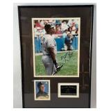 Frank Thomas Autographed Photo Custom Framed Baseball
