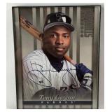 Tony Gwynn Autographed 1997 Donruss Studio Baseball Card Framed