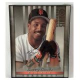 Barry Bonds Autographed 1997 Dontuss Studio Baseball Card Framed