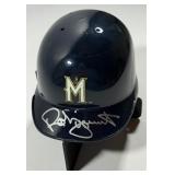 Robin Yount Autographed Mini Helmet Milwaukee Brewers Baseball