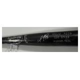 Luis Rivas GAME USED Minnesota Twins Baseball Bat - Louisville Slugger TPX 125 Genuine R205