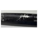 Luis Rivas GAME USED Minnesota Twins Baseball Bat - Louisville Slugger TPX 125 Genuine R205