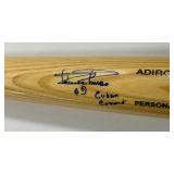 Minnie Minoso Autographed w/ "Cuban Comet" Inscription Adirondack Personal Model Baseball Bat
