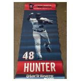 Torii Hunter Star Tribune Stadium Hung Banner - Minnesota Twins Baseball