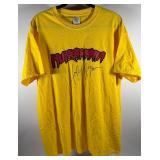 Hulk Hogan Autographed Hulkamania WWF Wrestling T-Shirt Size XL w/ Schwartz COA