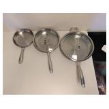 CUISINART PROFESSIONAL TRI-PLY 5PC STAINLESS STEEL COOKWARE SET