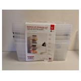 IRIS BUCKLE UP STORAGE SET 4PK/ INSTA VIEW STORAGE CONTAINERS 3PC