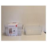IRIS BUCKLE UP STORAGE SET 4PK/ INSTA VIEW STORAGE CONTAINERS 3PC