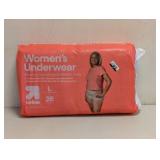 NEW UP & UP WOMEN’S UNDERWEAR LARGE 28CT