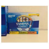 (3) NEW TAMPAX PEARL/TAMPAX COMPACT TAMPONS