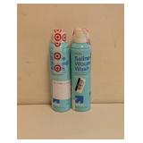 (2) NEW UP&UP STERILE SALINE WOUND WASH